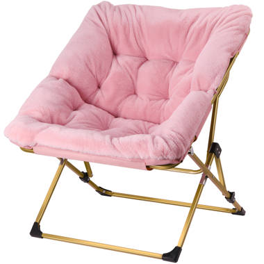 Hot pink saucer online chair